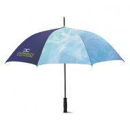 Wiatroodporny parasol 23 cale z nadrukiem full color