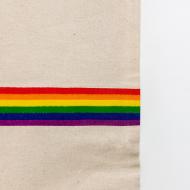 Bawełniana torba z kolorowym detalem