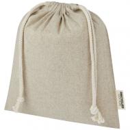 Pheebs torba na prezent z bawełny z recyklingu o gramaturze 150 g/m² i z certyfikatem GRS, średnia o