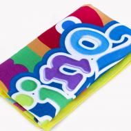 Ręcznik drukowany welurowy z nadrukiem full color