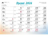 Kalendarz ścienny rodzinny 2026
