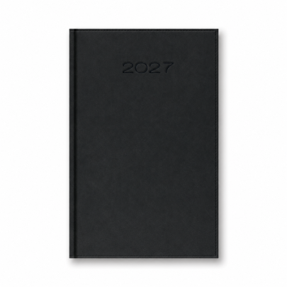 Kalendarz książkowy dzienny 2027 Grafit