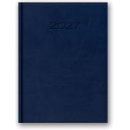 Kalendarz książkowy dzienny 2027 Niebieski