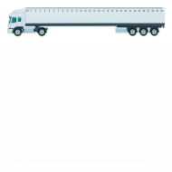 Trucker 30 linijka 30cm, ciężarówka