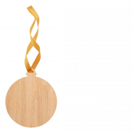 Holonda drewniana ozdoba na choinkę bombka z grawerem