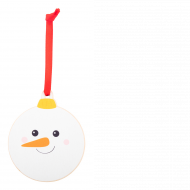 Zawieszka świąteczna na choinkę z logo firmy
