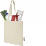 Madras torba na zakupy z bawełny z recyklingu o gramaturze 140 g/m2