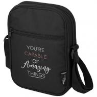 Byron torba na ramię o pojemności 2 l wykonana z materiałów z recyklingu z certyfikatem GRS