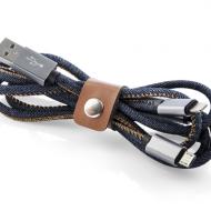 Kabel USB 2 w 1 JEANS
