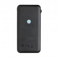 Power bank 10000 mAh Lockhart, zintegrowane kable