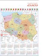 Kalendarz ścienny jednoplanszowy na 2026 rok