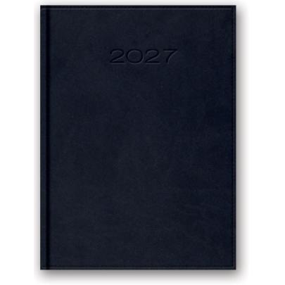 Kalendarz książkowy dzienny 2027 Granatowy