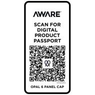 Opal 6-panelowa czapka Aware™ z daszkiem z recyklingu