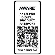 Opal 6-panelowa czapka Aware™ z daszkiem z recyklingu