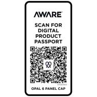 Opal 6-panelowa czapka Aware™ z daszkiem z recyklingu