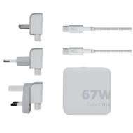 Xtorm XVC2067 GaNUltra ładowarka podróżna o mocy 67 W z kablem USB-C PD 100 W