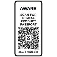 Opal 6-panelowa czapka Aware™ z daszkiem z recyklingu