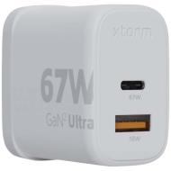 Xtorm XEC067G GaN² Ultra ładowarka ścienna o mocy 67 W — wtyczka brytyjska